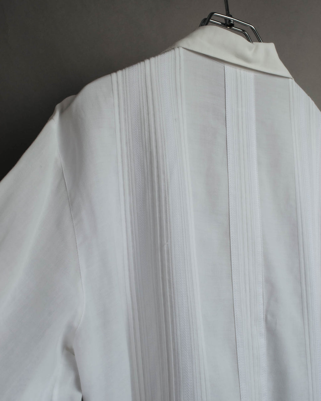 -SPECIAL- “Christian Dior” 90’s-00’s pleated bib dress shirt
