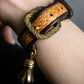 "BOTTEGA VENETA" Python switch design leather bracelet