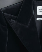 –SPECIAL– "HERMES"
00’s Velvet switchinglamb leather collar special tailored jacket