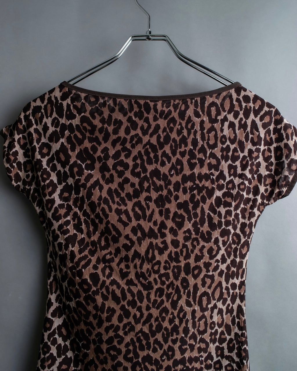 "DOLCE & GABBANA" Leopard print short cut and sew