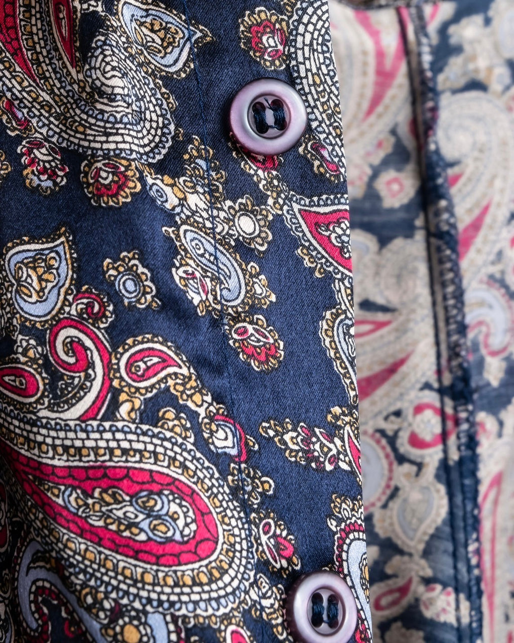 "Christian Dior" 100% silk paisley pajama set