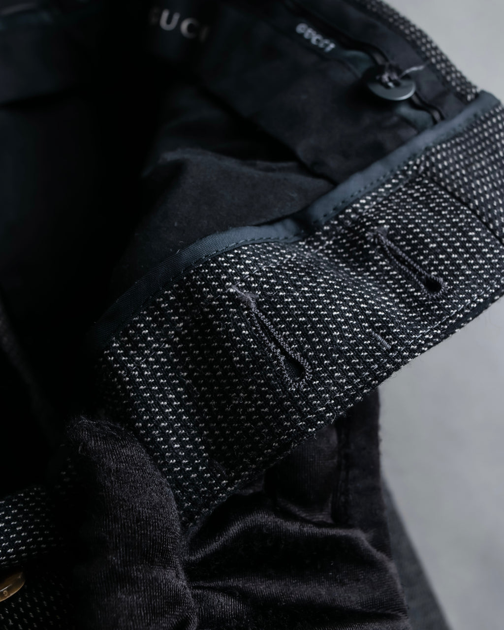 "GUCCI" 90's Tom Ford period bird eye weave set up