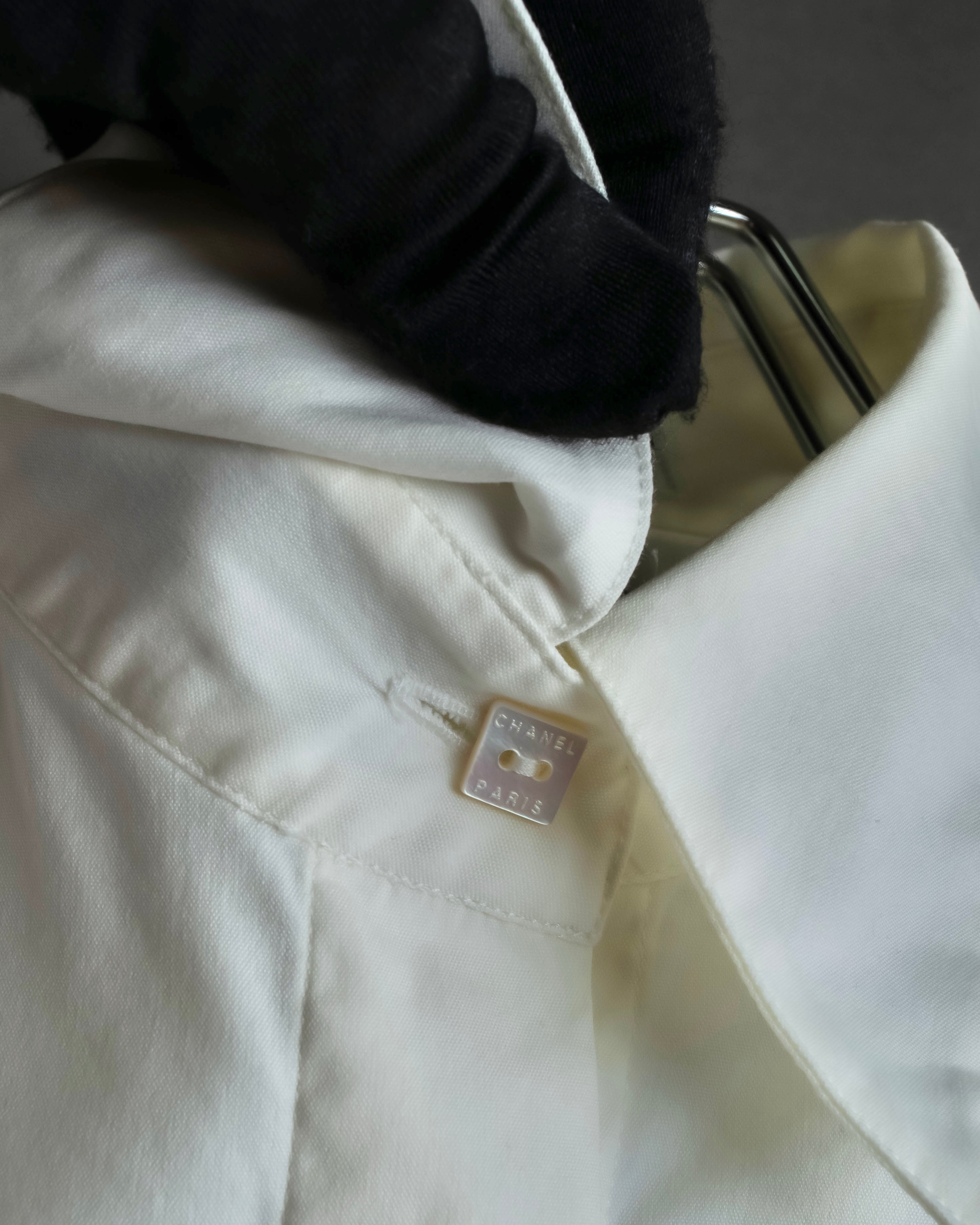 "CHANEL" 2005SS logo studs design shirt jacket