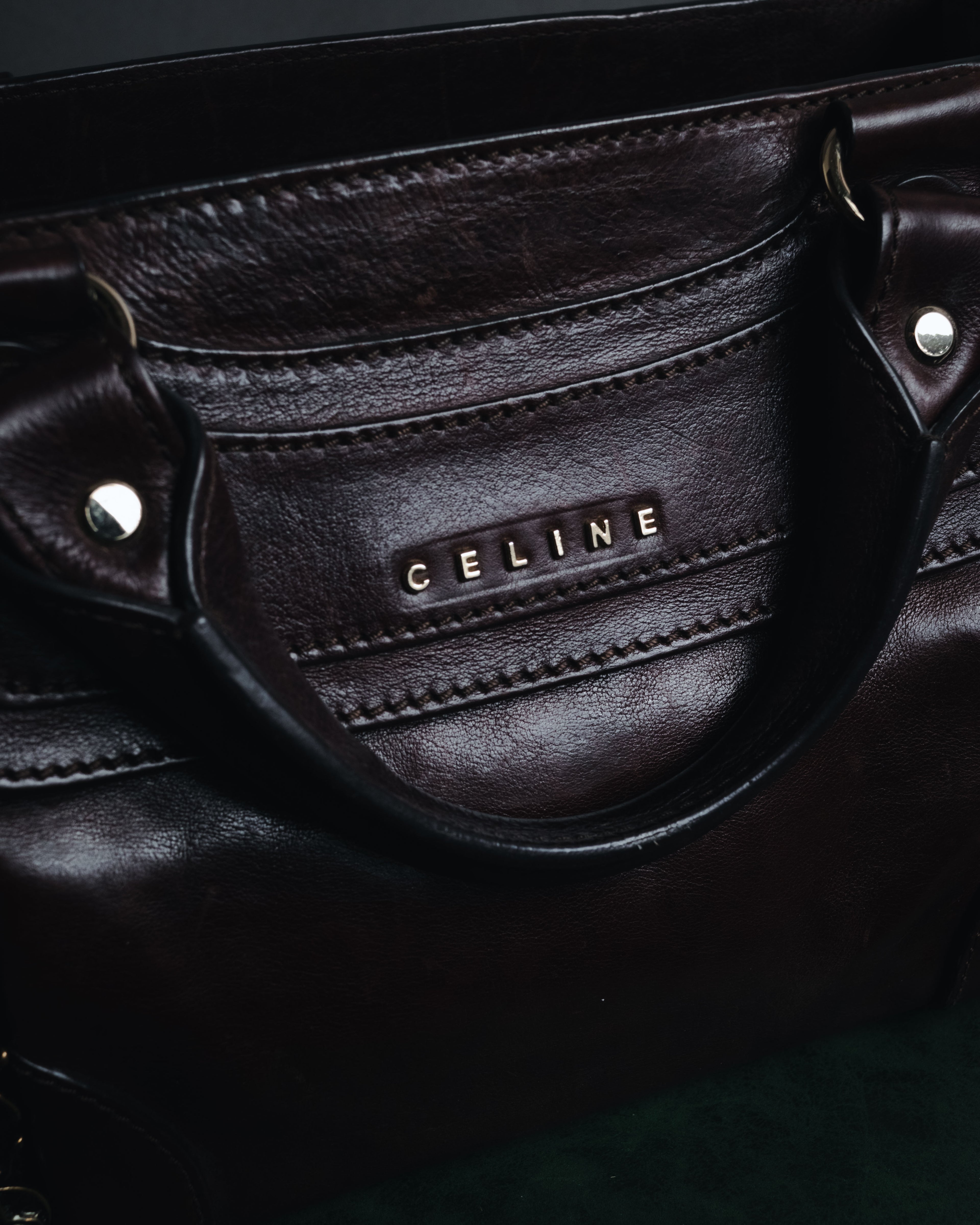 "CELINE" 00’s structured boogie handbag