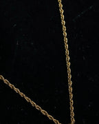 "VALENTINO" Smoky quartz teardrop design necklace