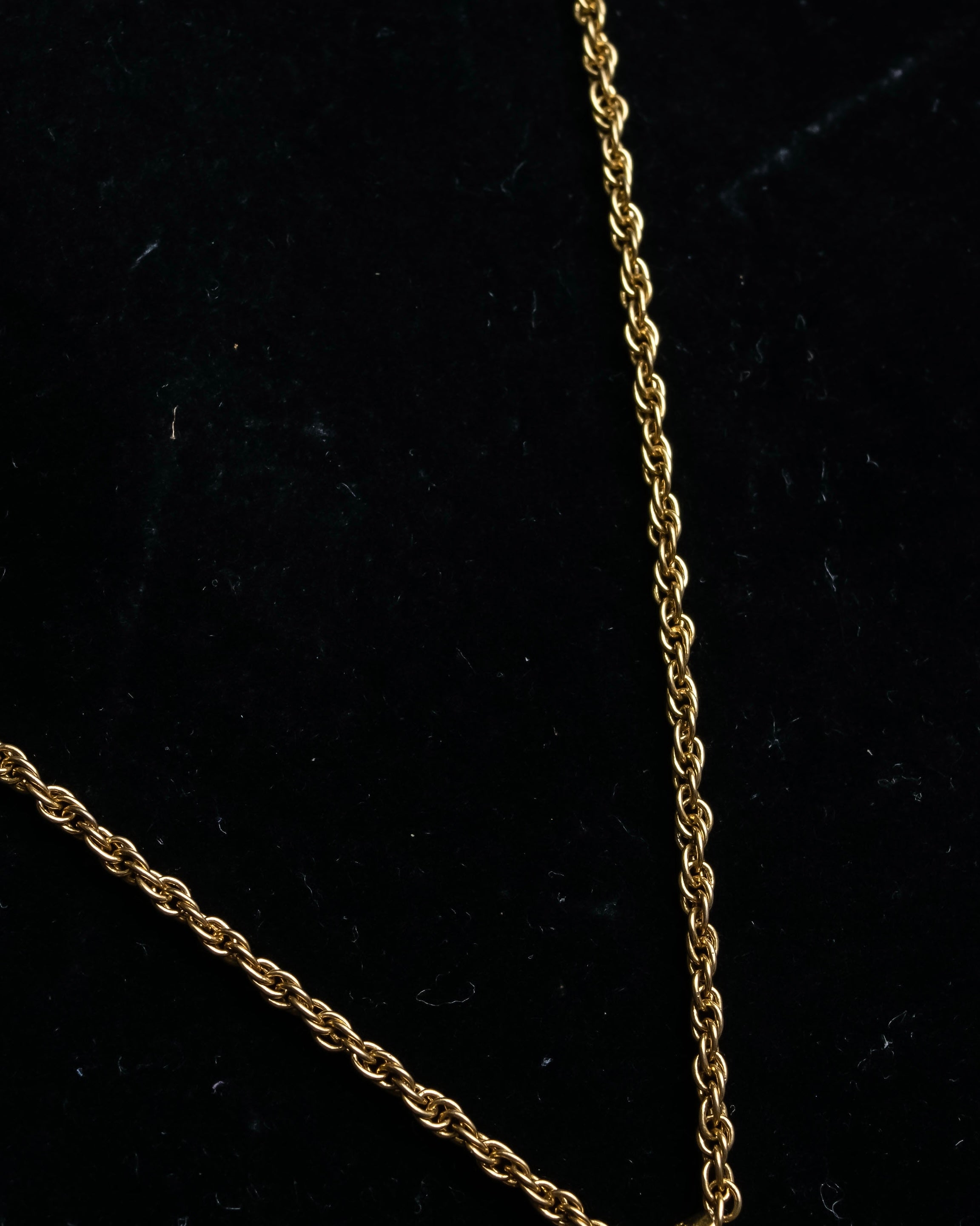 "VALENTINO" Smoky quartz teardrop design necklace