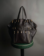 “Yves Saint Laurent” 2000’s downtown leather tote bag