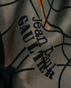 “Jean Paul Gaultier” 90’s-00’s Graphic logo scarf