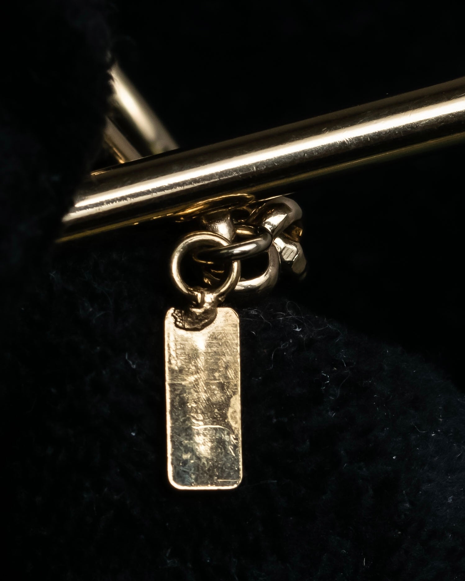 "Salvatore Ferragamo" Gancini motif layered gold bracelet