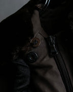 "Weekend Max Mara" Fur collar front zipper blouson