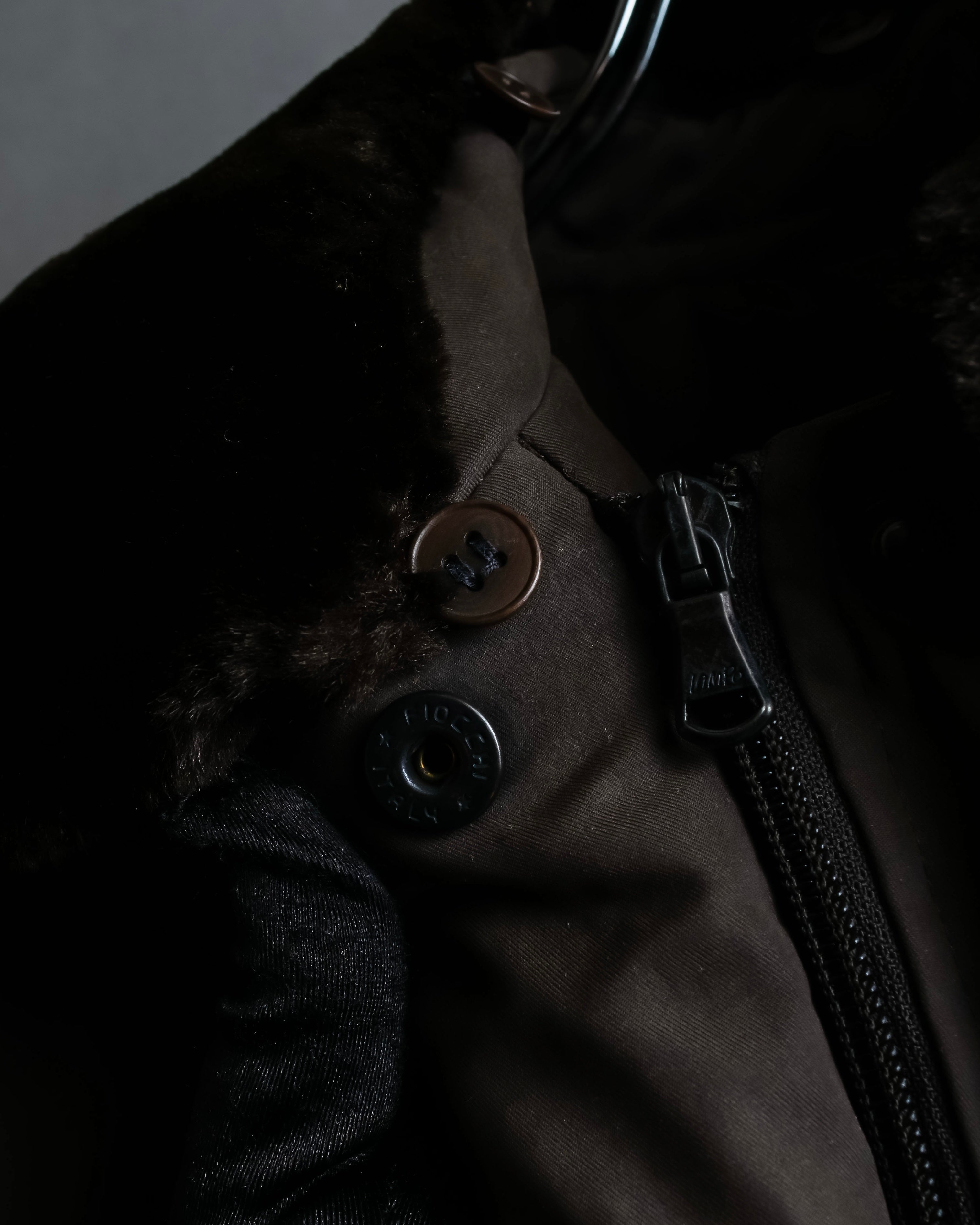 "Weekend Max Mara" Fur collar front zipper blouson