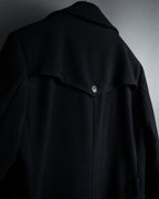 "VIKTOR&ROLF" Sculptural lapel melton coat