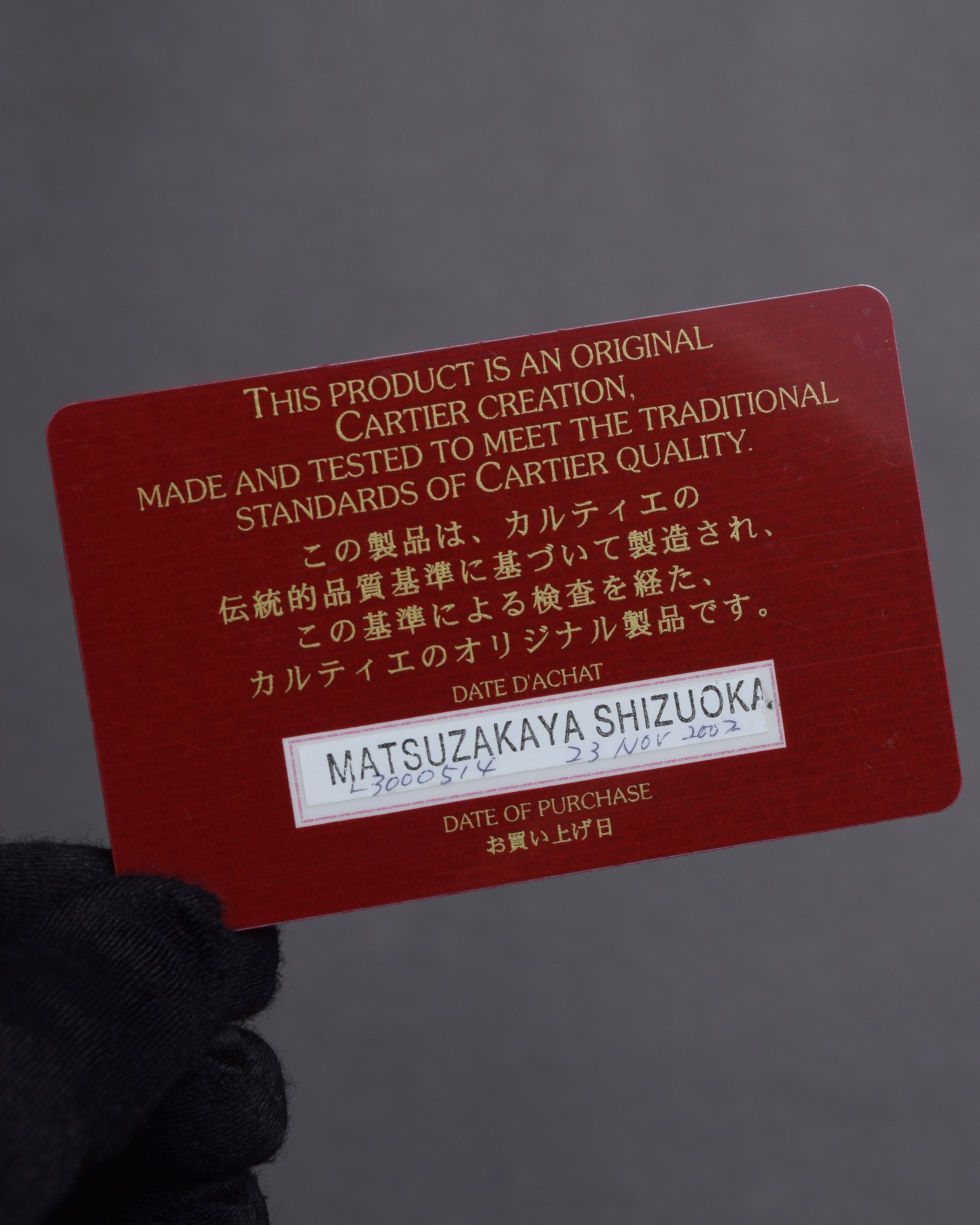 "Cartier" Curved handle design leather wallet bag