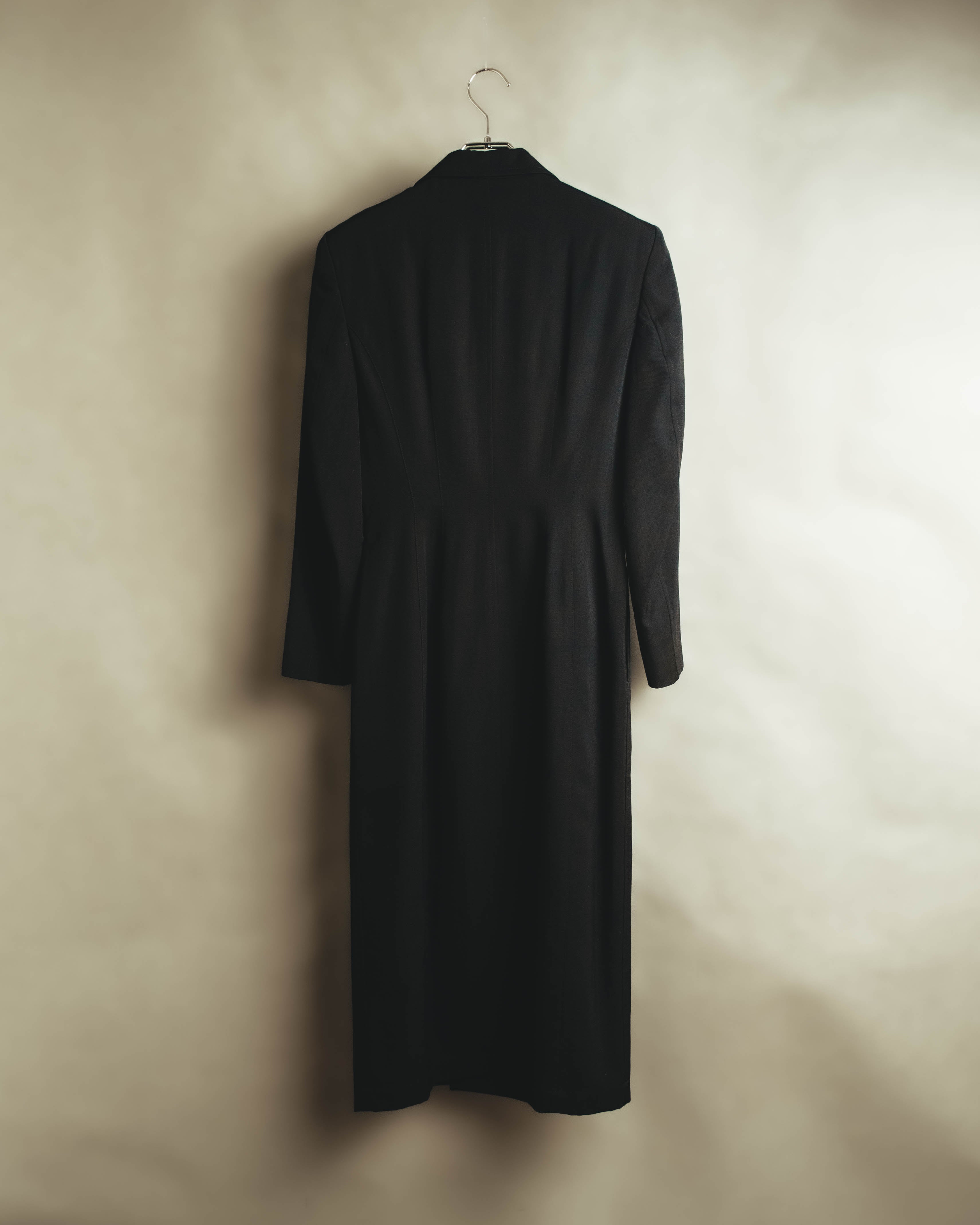 90s Eric Bergere フランス製 マキシ丈 ダブル ロングコート tricot COMME des GARÇONS (トリコ コムデギャルソン) - ダブル マキシ
