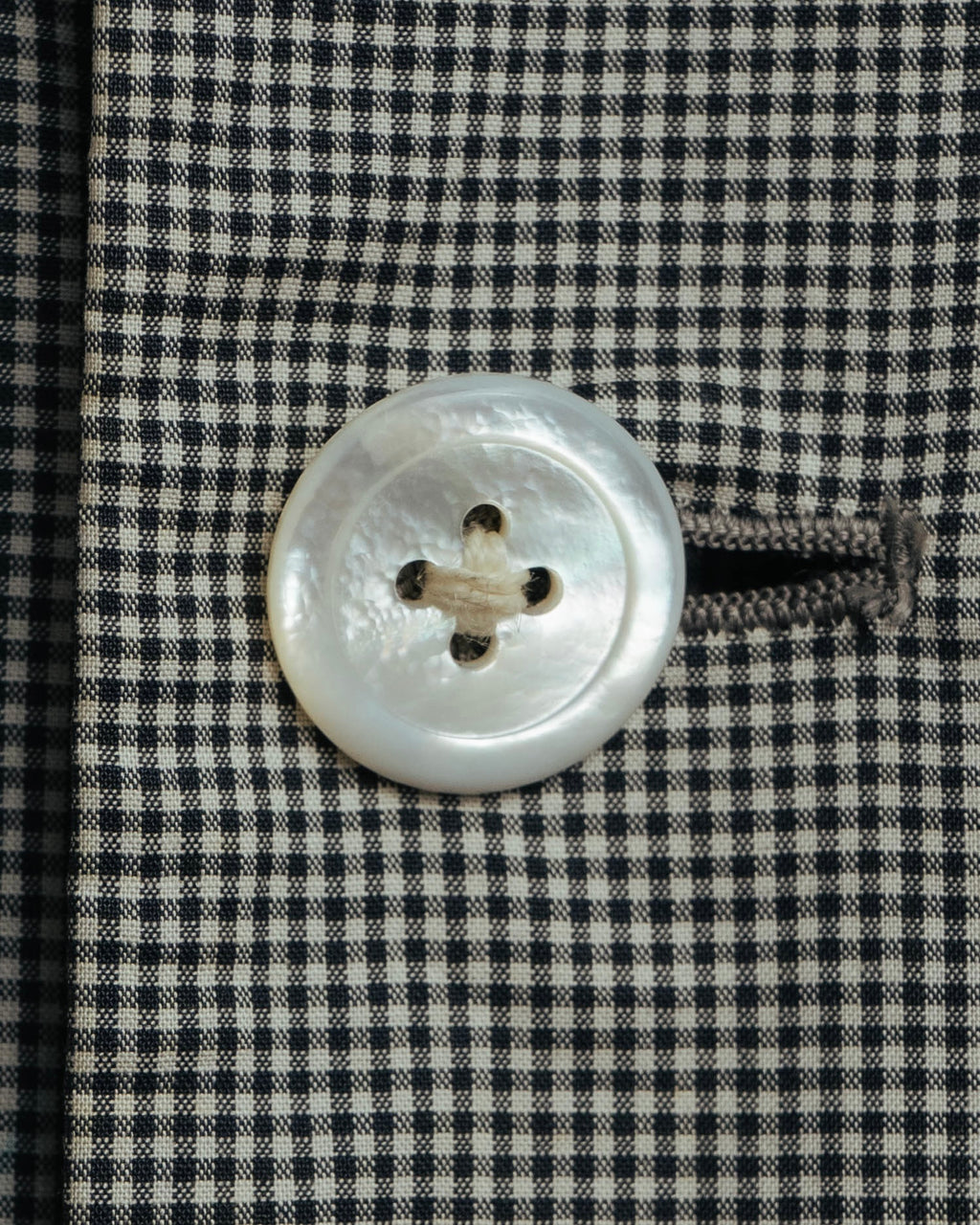 -SPECIAL- "Y's for men" 80's Double breasted houndstooth long jacket