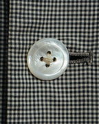 -SPECIAL- "Y's for men" 80's Double breasted houndstooth long jacket