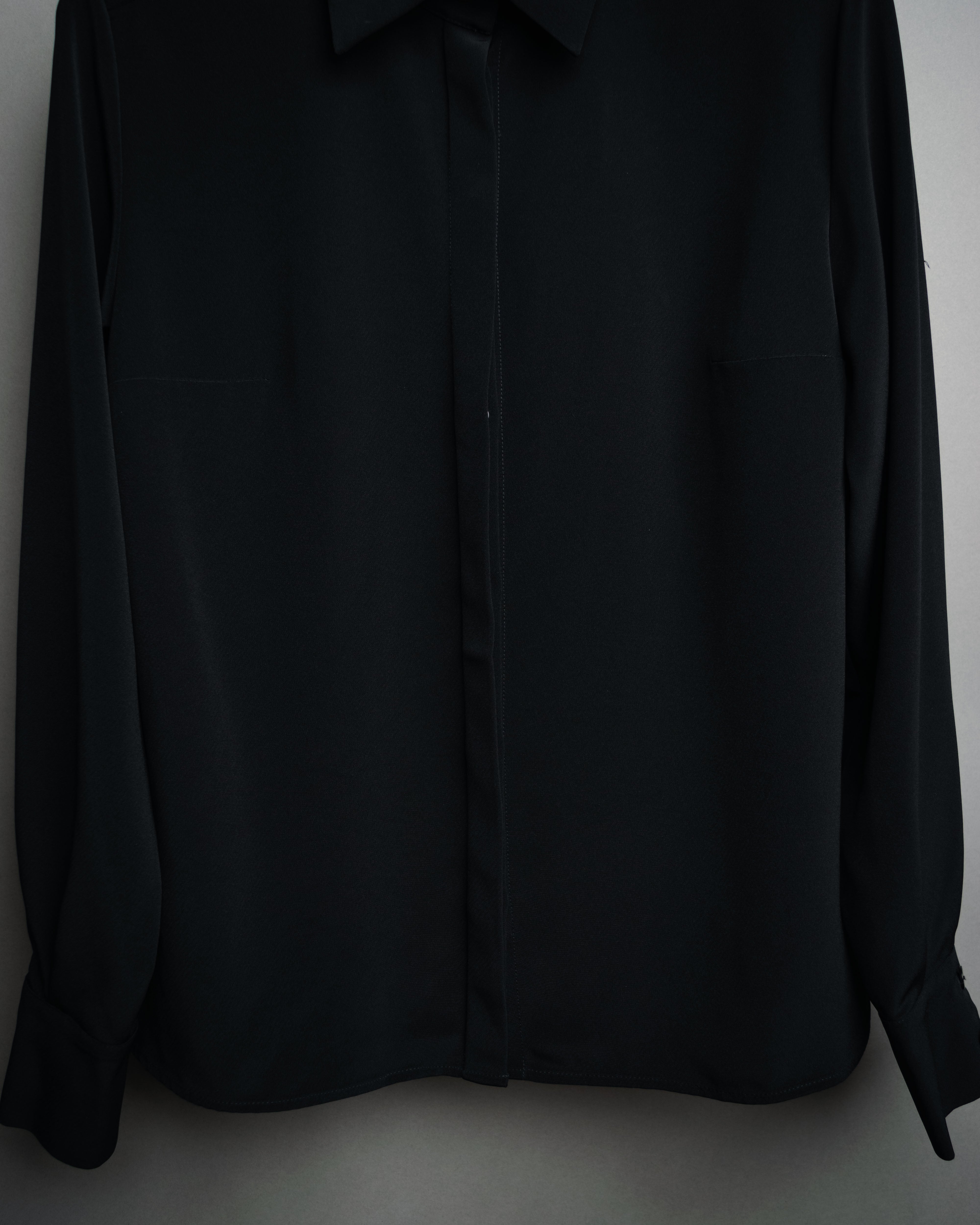 CHANEL (Chanel) - Uniform Shirt - Black - 38 - 20SS Concealed