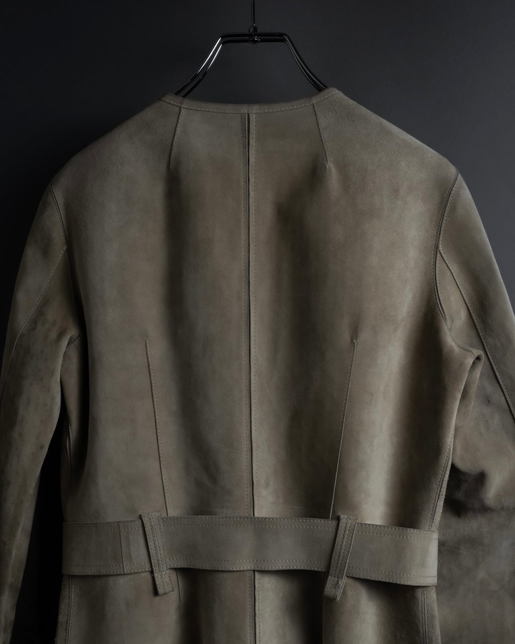 "LOUIS VUITTON" 00's Marc Jacobs period double-breasted suede coat