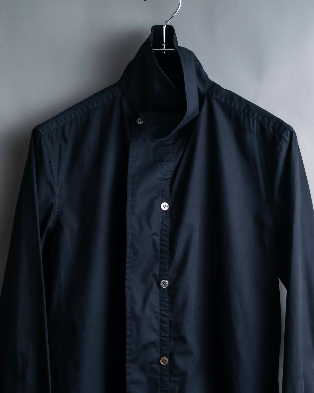 "Y's" Stand &amp; Regular Collar Cotton Shirt