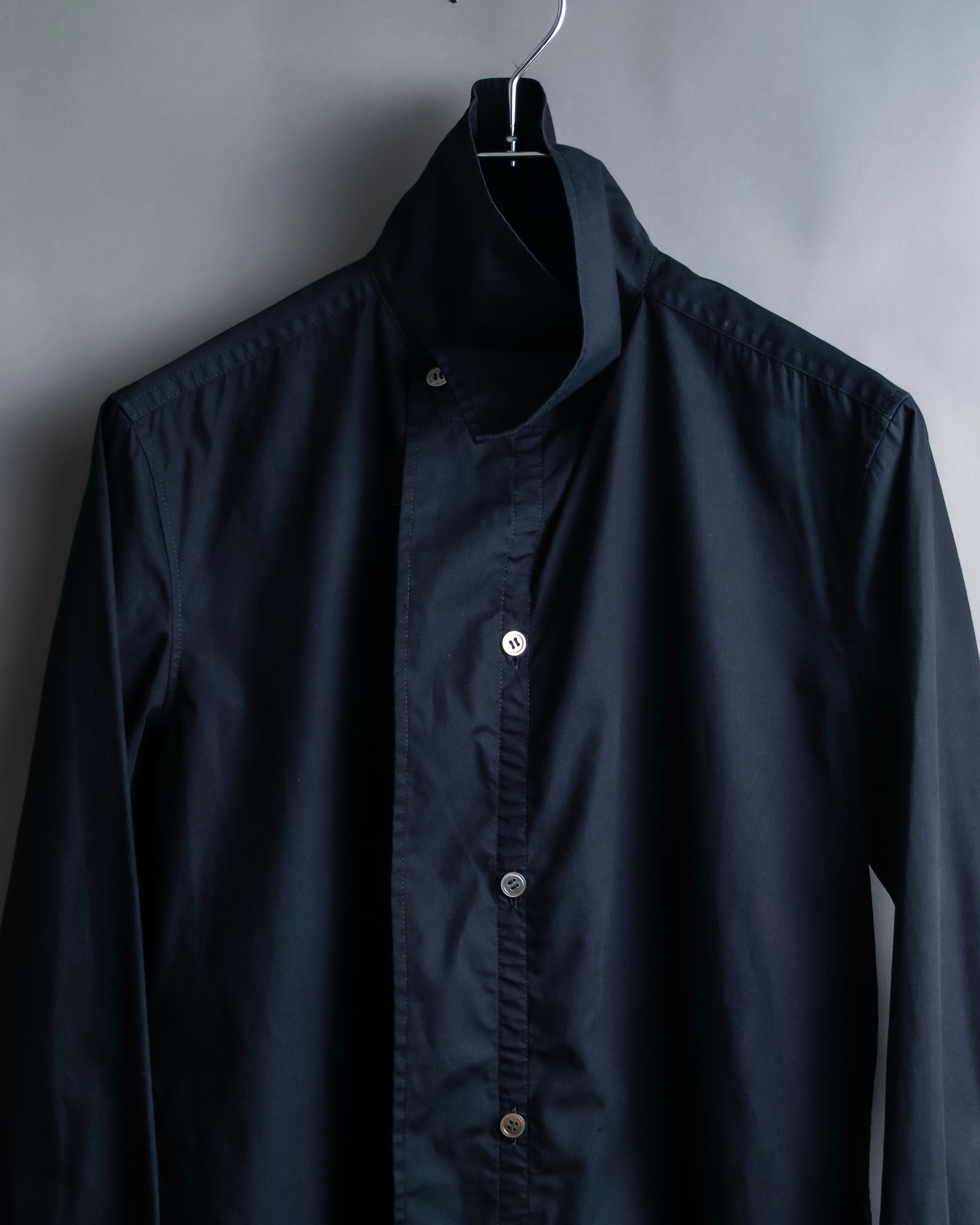 "Y's" Stand &amp; Regular Collar Cotton Shirt