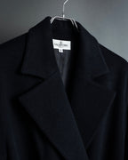 "VALENTINO" Double-breasted belted chester coat