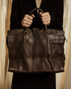 "YVES SAINT LAURENT" 11'year-12'year Chic Gabas leather bag