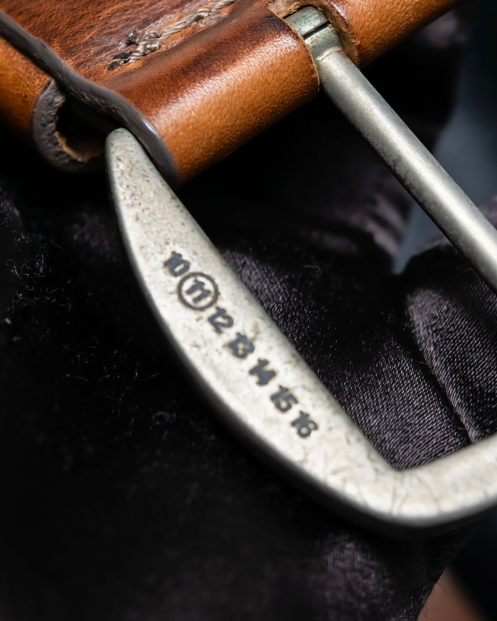 “Maison Margiela” Vera Pelle leather belt