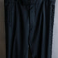 "MAISON MARGIELA" Side cross fringe design wool tapered slacks