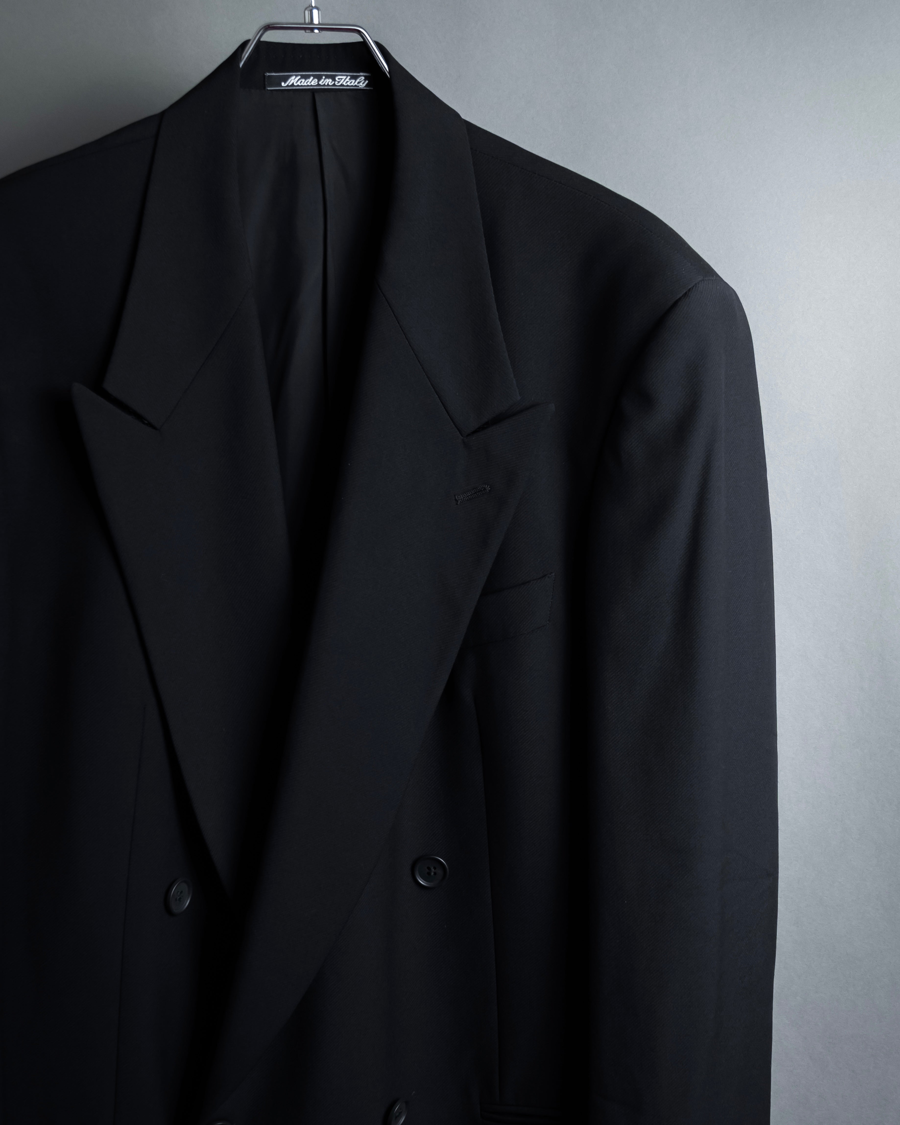 "GIORGIO ARMANI" Double-breasted classic tailoring set up