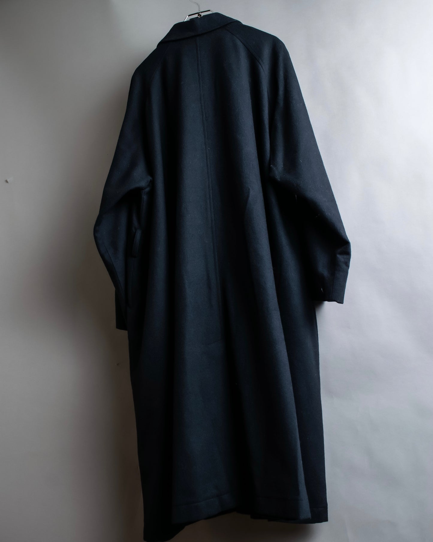 "Y's" Beautiful draping oversized long length soutien collar coat