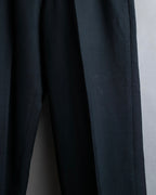 "BURBERRYS" Peaked lapels tailored jacket & wide tapered silhouette slacks set up