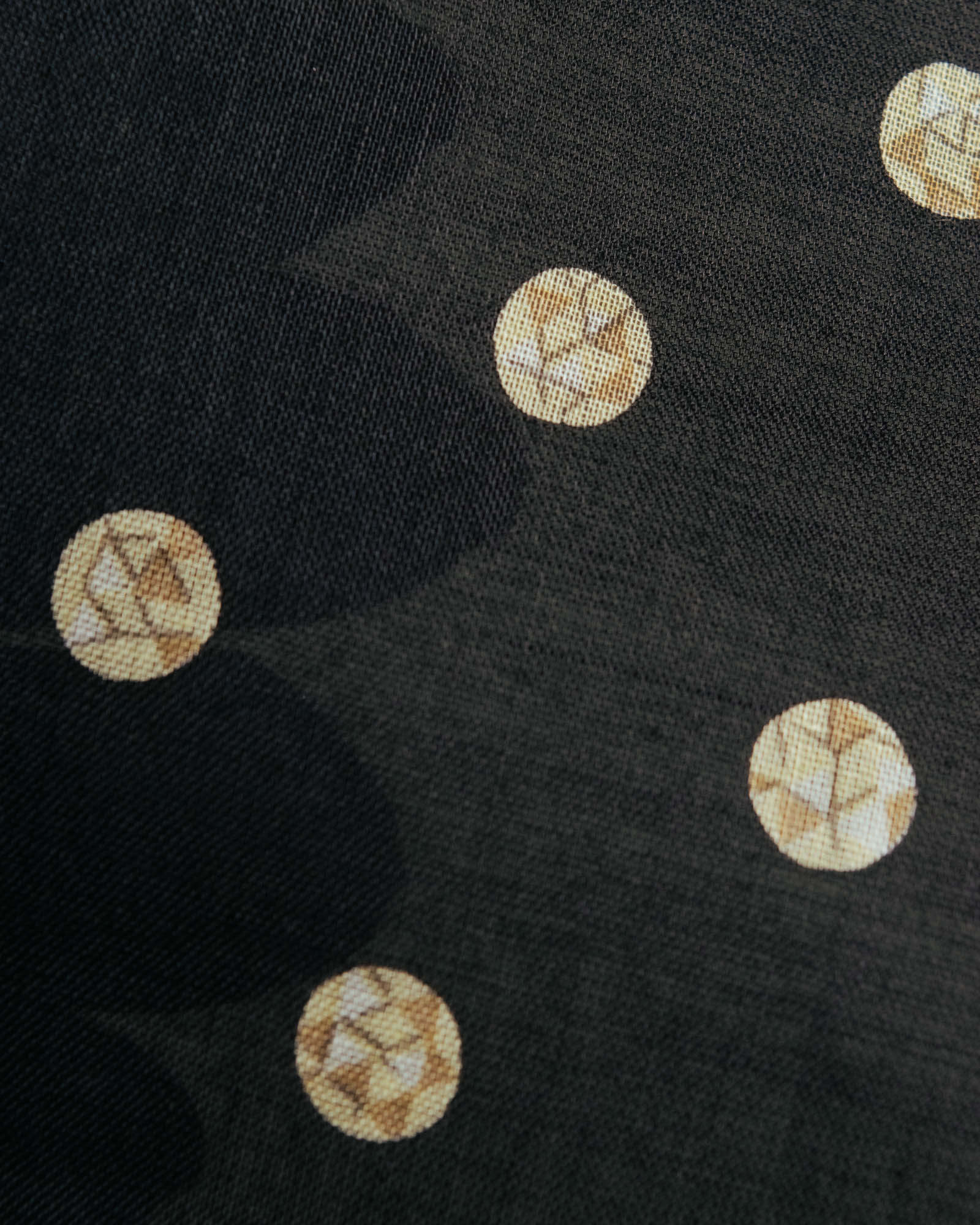 “Christian Dior” 90’s-00’s Romantic dot floral handkerchief scarf