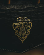 -SPECIAL- “GUCCI” 2012-2016 crossover-era crest studded doctor bag