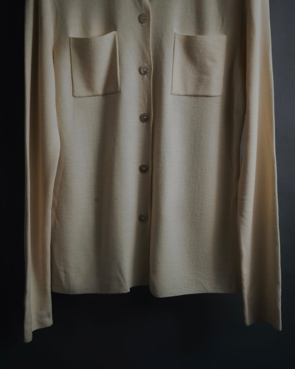 "Salvatore Ferragamo" 2000’s virgin wool knit shirt