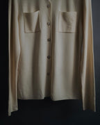 "Salvatore Ferragamo" 2000’s virgin wool knit shirt