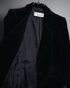 "Christian Dior" 80’s-90’s Silk velvet power tailored jacket
