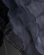 "LIMI feu " Chain docking organza bucket hat