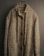 “Vintage” 80’s Shaggy textured long knit coat