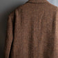 "HARRIS TWEED" Oversized herringbone tailored jacket