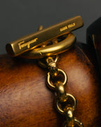 "Salvatore Ferragamo" 80's-90's Playful winter charm bracelet