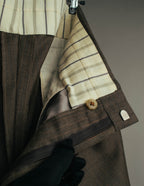 "BURBERRY LONDON" 00's-10's Classic striped double-breasted wool suit