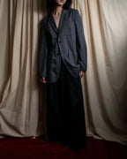 "COMME des GARCONS HOMME PLUS" 14SS modified lapel design striped jacket