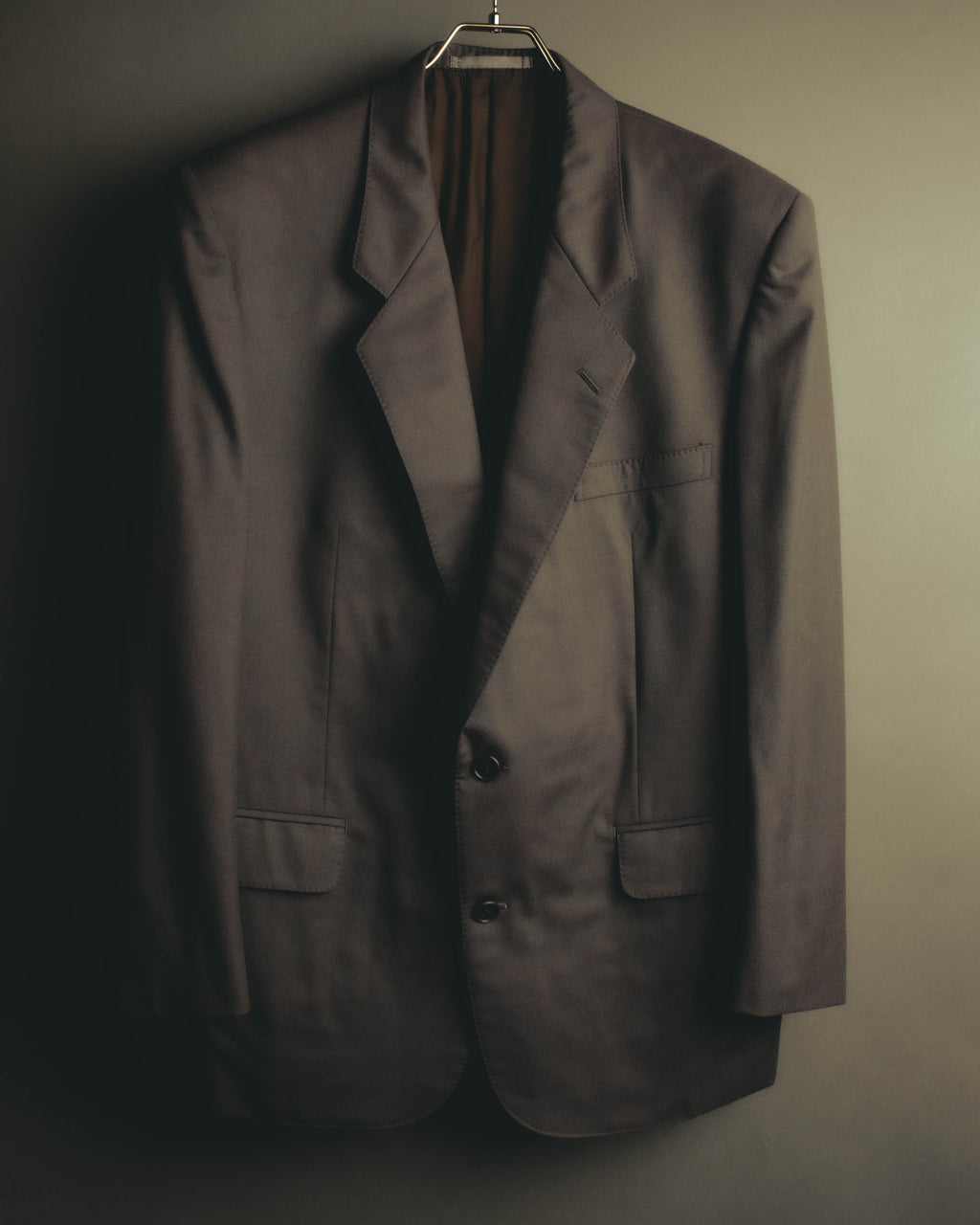 –SPECIAL– "Christian Dior" 80's-90's Classically tailored wool two-piece suit