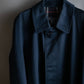 "BURBERRYS" Cotton polyester twill long length stand collar coat