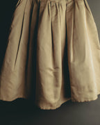"DOLCE & GABBANA" 10's Lustrous pleated silk skirt