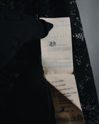 "VALENTINO MISS V" Late 80s botanical lace polo shirt