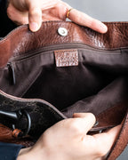 "GUCCI" GG canvas horsebit detail shoulder bag