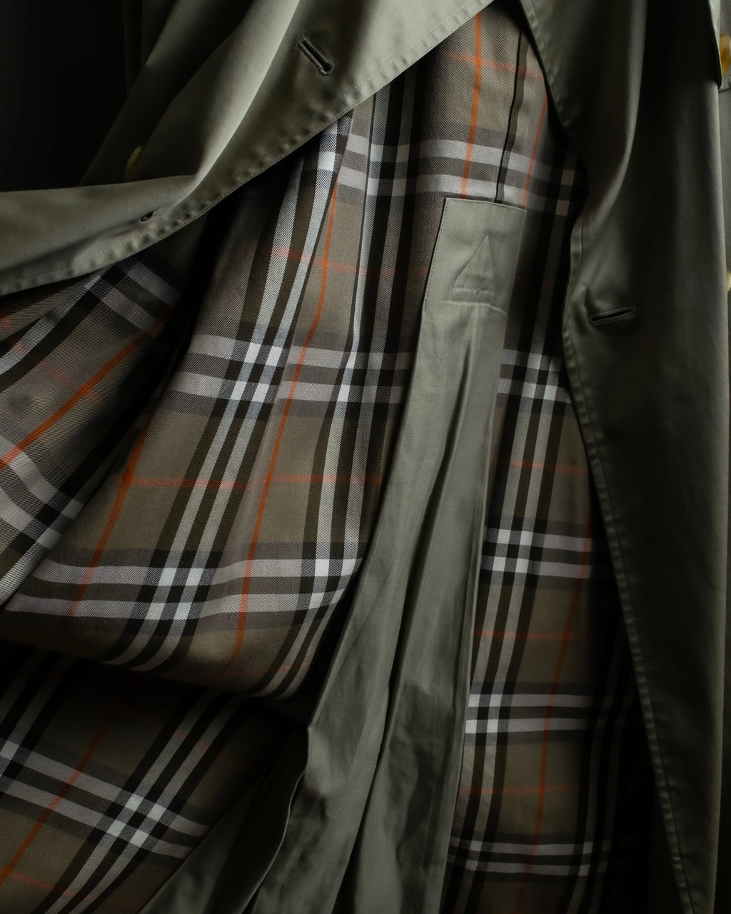 "Burberrys" Vintage water-repellent cotton oversized trench coat