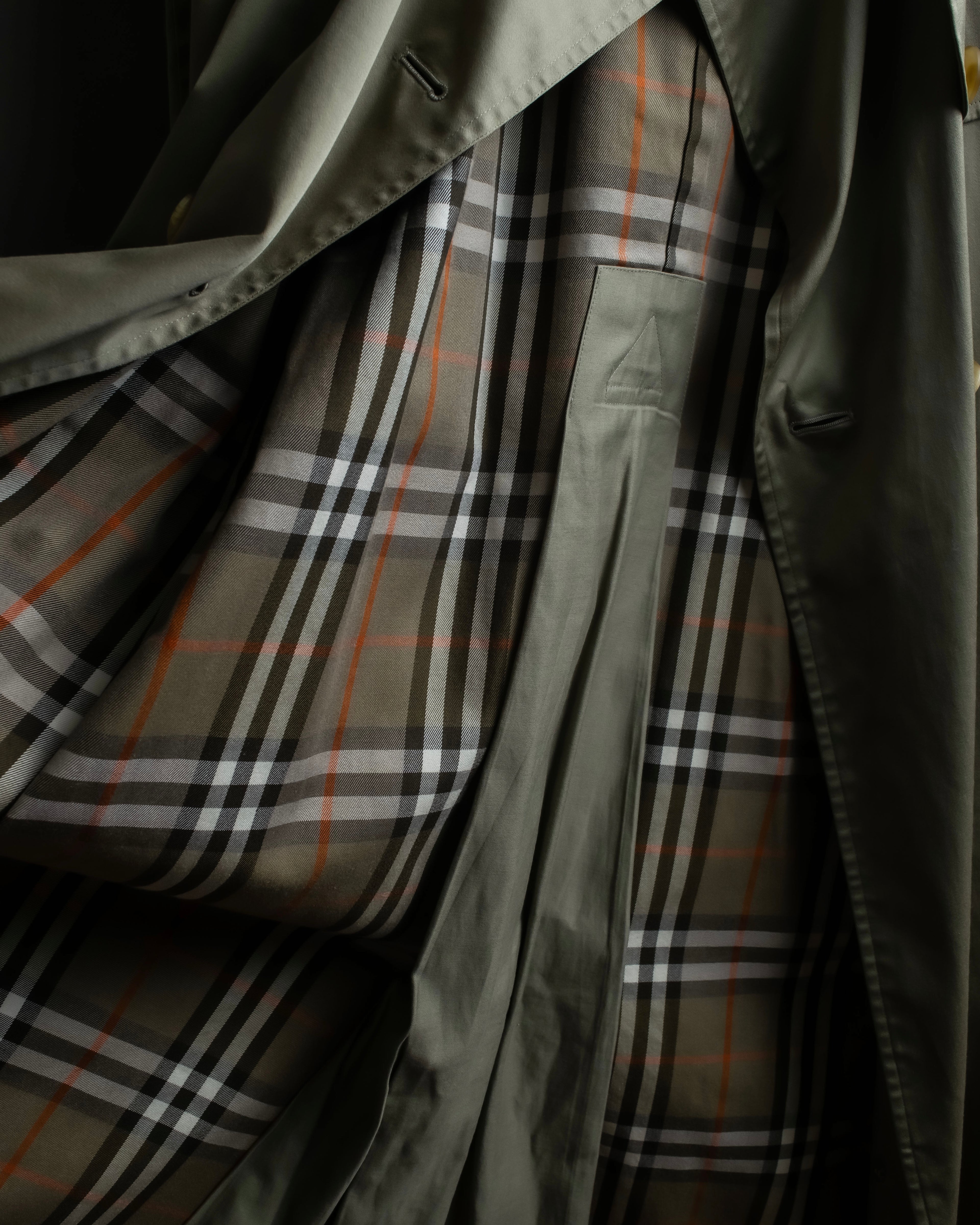 "Burberrys" Vintage water-repellent cotton oversized trench coat