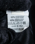 "FENDI JEANS" Logo engraved check pattern glossy shirt